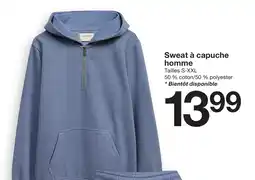 Sweat à capuche homme