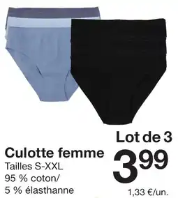 Culotte femme