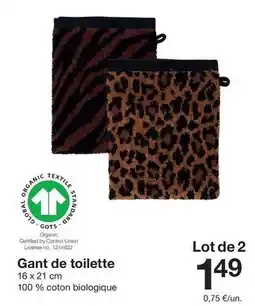 Gant de toilette