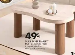 Scarlett table basse