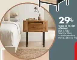Table de chevet heritage