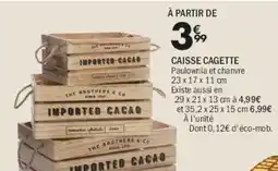 Caisse cagette