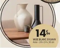 Sylvain vase blanc