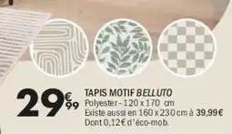 Tapis motif belluto
