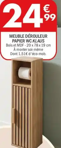 Meubke derouleur papier wc klaus