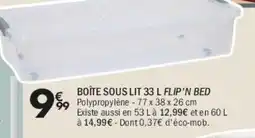 Flip'n Bed Boîte sous Lit