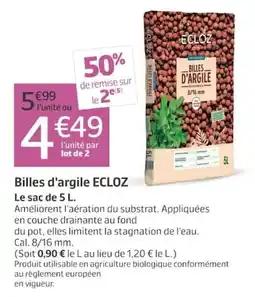 ECLOZ Billes d'argile