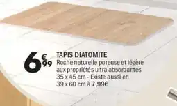 Tapis diatomite