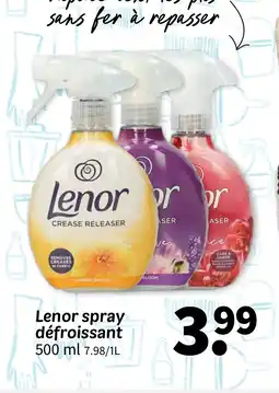 Lenor spray défroissant