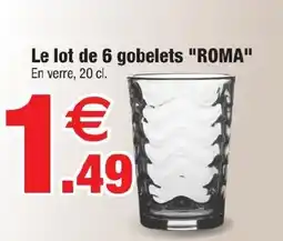 ROMA gobelets