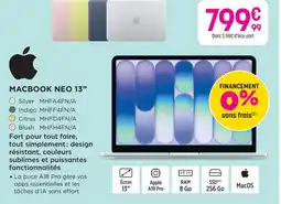 Apple macbook neo 13” silver