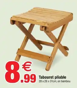 Tabouret pliable