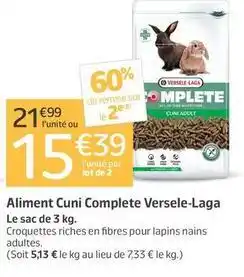 Versele laga - aliment cuni complete