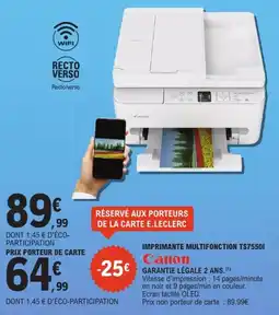 Canon Imprimante Multifonction Ts7550i