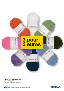 Fil à tricoter supersoft