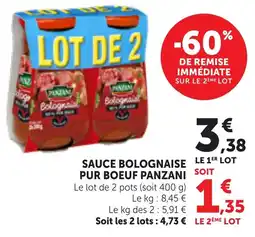 PANZANI Sauce bolognaise