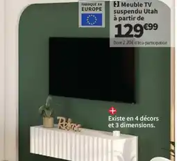 Utah Meuble TV suspendu
