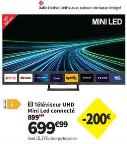 Téléviseur UHD Mini Led connecté