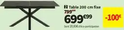 Table fixe