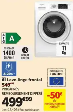 Whirlpool Lave-linge frontal
