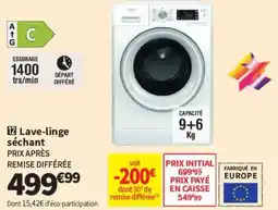 Lave-linge séchant