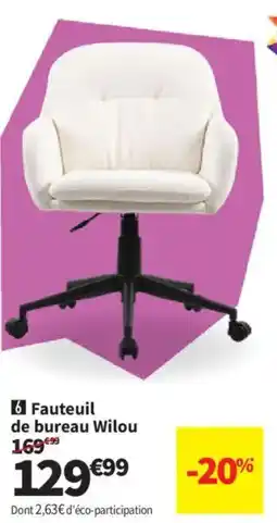 Wilou Fauteuil de bureau