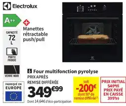 Electrolux Four multifonction pyrolyse