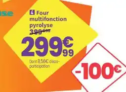 Four multifonction pyrolyse