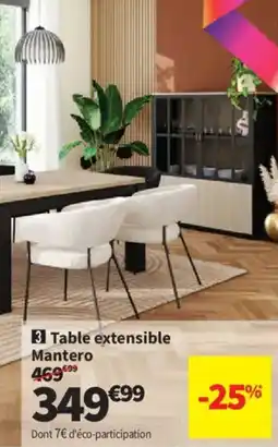 Mantero Table extensible
