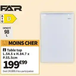 FAR Table top