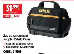DEWALT Sac de rangement souple TSTAK 45cm