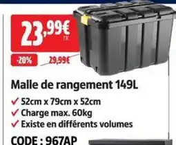 Malle de rangement