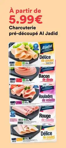 Charcuterie pre-decoupe AI jedid