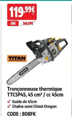 Titan tronçonneuse thermique ttcsp45