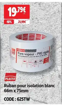 Plasto ruban pour isolation blanc