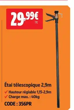 Étai télescopique