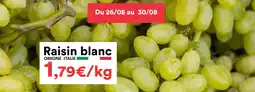 Raisin blanc