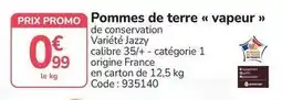 Promo - pommes de terre