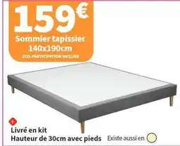 Sommier tapissier 140x190cm