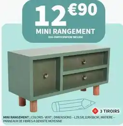 Mini rangement