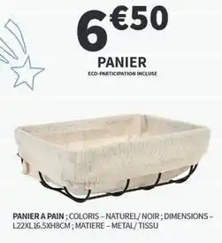 Panier a pain: coloris