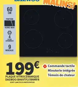 Daewoo Plaque Vitrocéramique