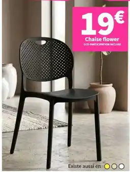 Chaise flower