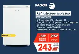 FAGOR Réfrigérateur table top