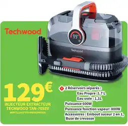 Techwood injecteur extracteur