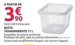 Boîte Transparente