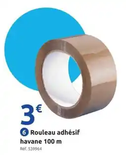 Rouleau adhésif havane