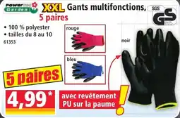 Power indoor Garden XXL Gants multifonctions