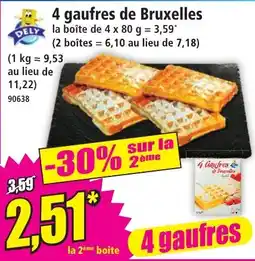 DELY gaufres de Bruxelles