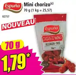 Espuña Mini chorizo